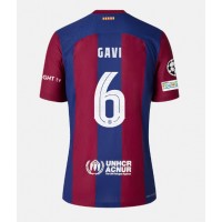 Barcelona Paez Gavi #6 Heimtrikot 2023-24 Kurzarm